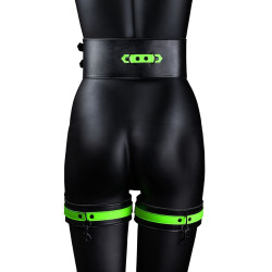 Ouch! Glow Kit SM Ceinture et Menottes phosphorescentes Glow Restraint